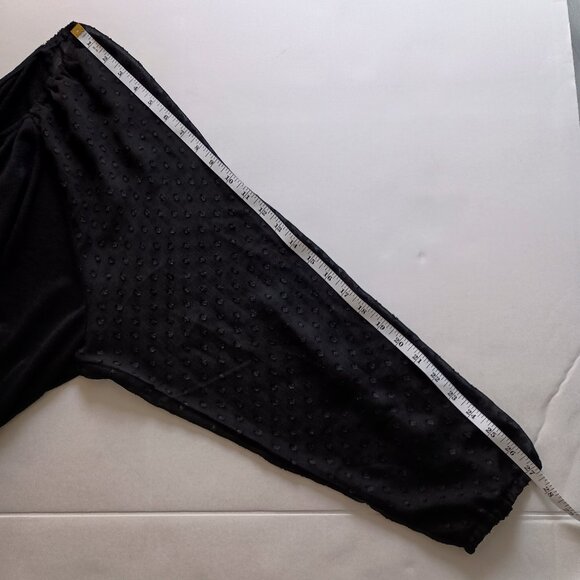 J Crew Plus Size Black Sheer Sleeves Whimsygoth Top Women’s Size 3X - Picture 15 of 16